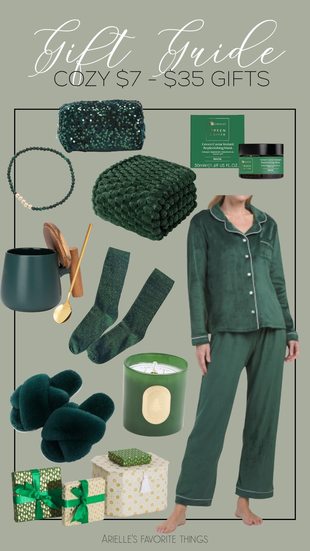 Deep green and cozy dreams

If you’re shopping on a budget but still want luxe, this cozy gift guide is it! Everything here is under $35 — think soft blankets, fuzzy slippers, dreamy candles, and comfy PJs — all in this stunning deep green that feels so rich and festive. Perfect for holiday gifting, stocking stuffers, or treating yourself to a little cozy moment. 


#GiftGuide #CozySeason #HolidayGifts #BudgetFriendlyGifts #LTKHoliday #LTKUnder50

#LTKSeasonal #LTKGiftGuide #LTKFindsUnder50