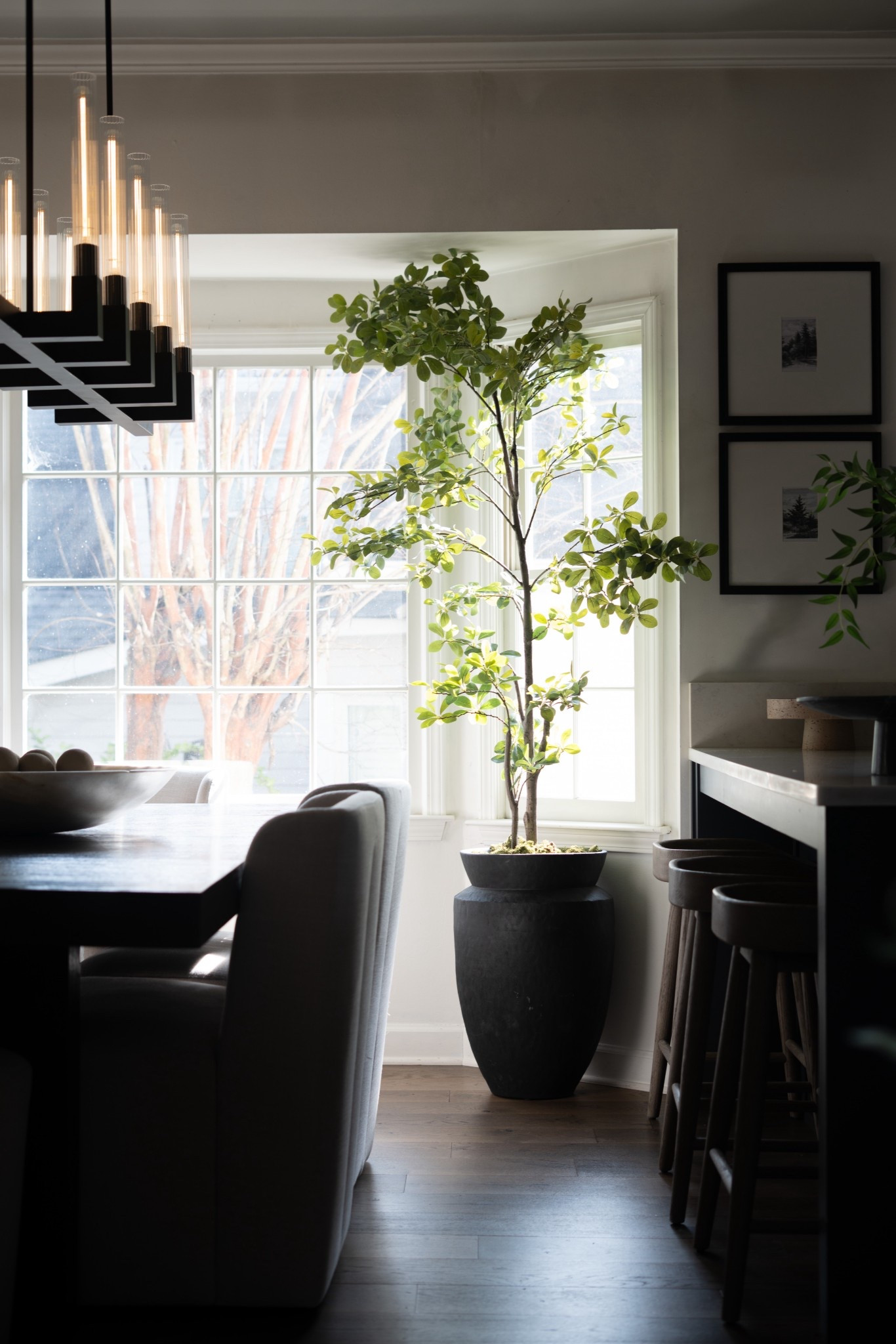 This is one of the easiest ways to add greenery into a room! A faux tree with reindeer moss around the base, perfection!

#LTKSeasonal #LTKmomlife #LTKHome