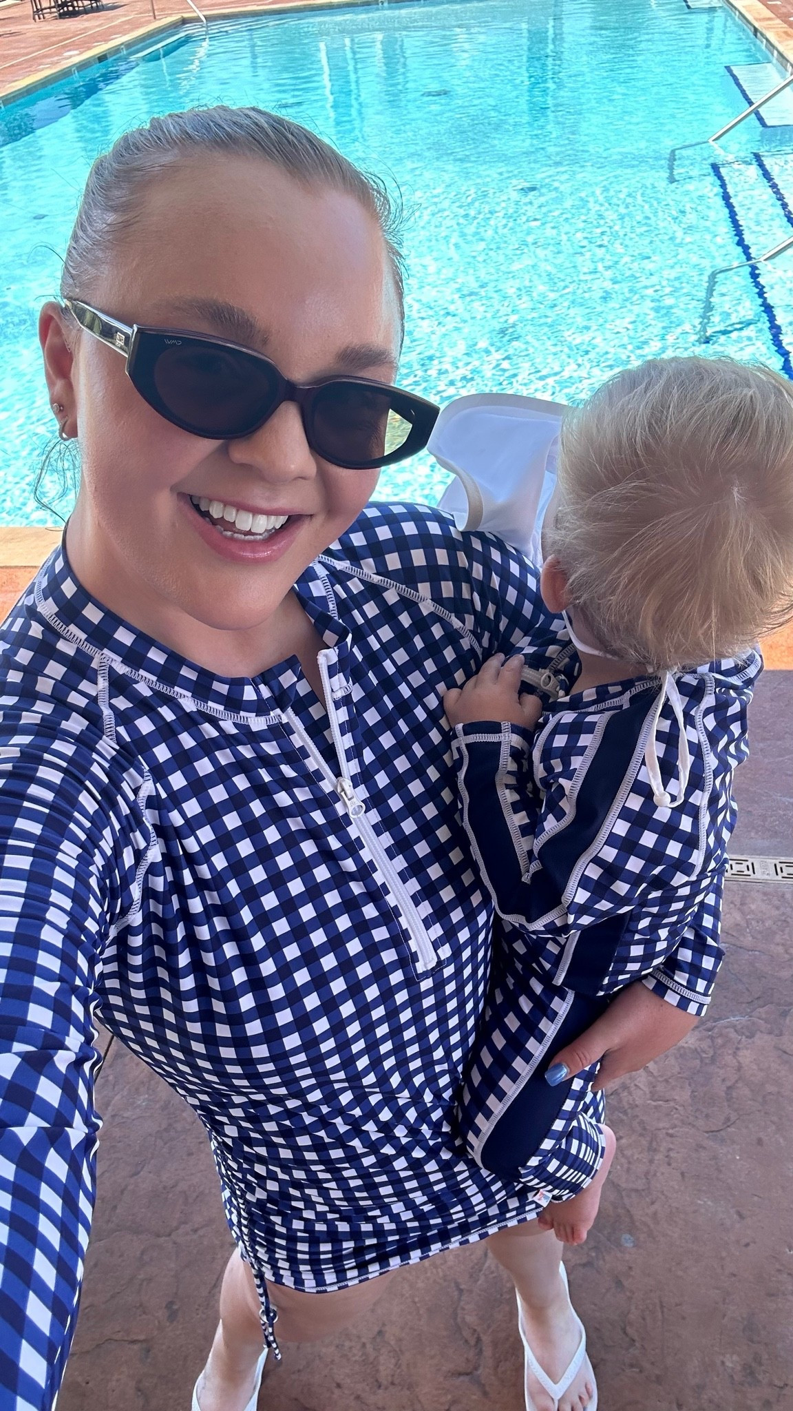 Who said boy moms can’t match their babies??? UPF 50 clothing is my mom hack of the century!!! So much less worry of burning and chasing SPF all over the body! Definitely size up in SwimZip for a more comfortable fit, or tts for a more fitted appearance! This is tts (large) in all

Matching mommy and me boys
Boy mom matching
UPF clothing 
UPF swimwear
Baby swim bodysuit

#LTKSwim #LTKBaby #LTKKids