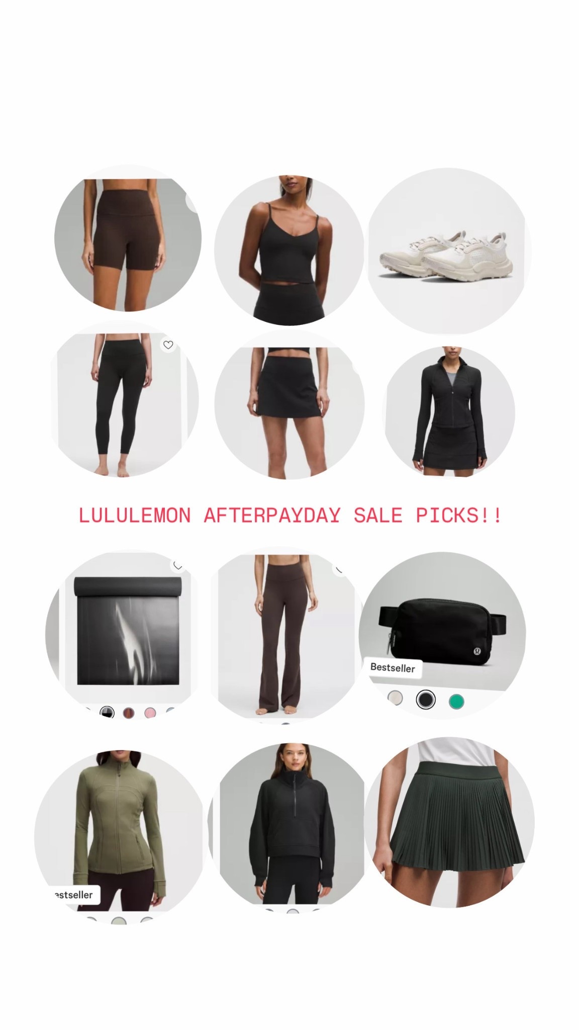 OMG LULULEMON AFTERPAY DAY SALE!! 
Use code APD15
I have listed my favourites and also picked up a few of my favourites for myself too

#LTKfitness #LTKaustralia #LTKsale