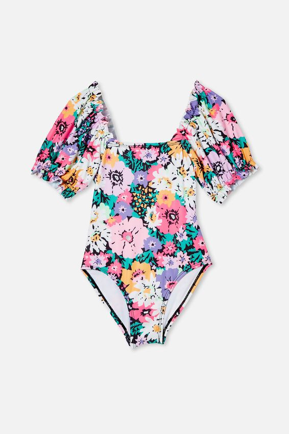 Paige Puff Sleeve One Piece | Cotton On (ANZ)