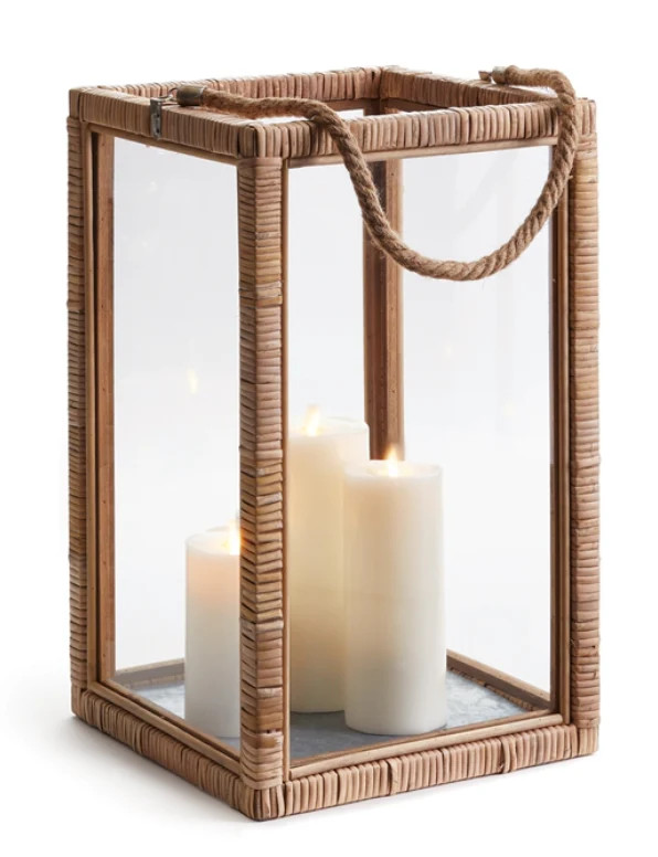 Rattan Wrapped Lantern | House of Blum