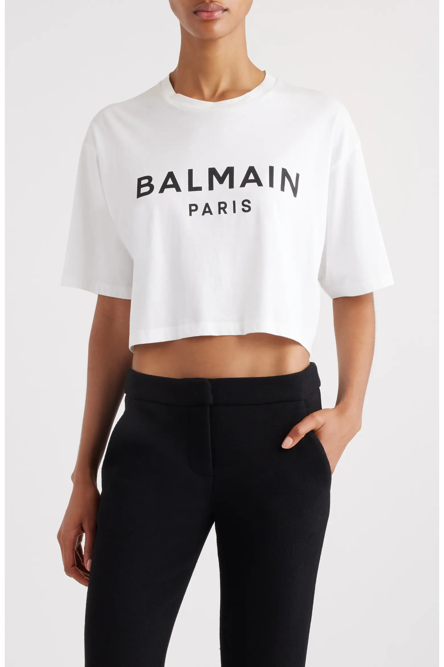Logo Crop Cotton Graphic T-Shirt (Women) | Nordstrom | Nordstrom