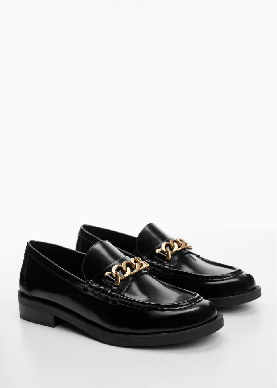 Chain loafers -  Women | Mango United Kingdom | MANGO (UK)