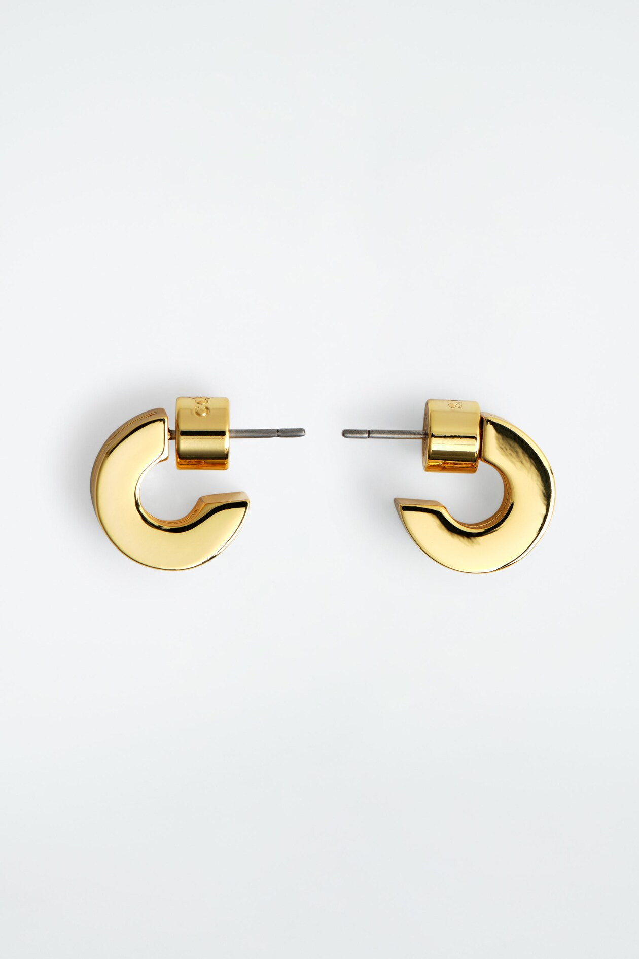 STACKED MINI HOOP EARRINGS - GOLD | COS UK