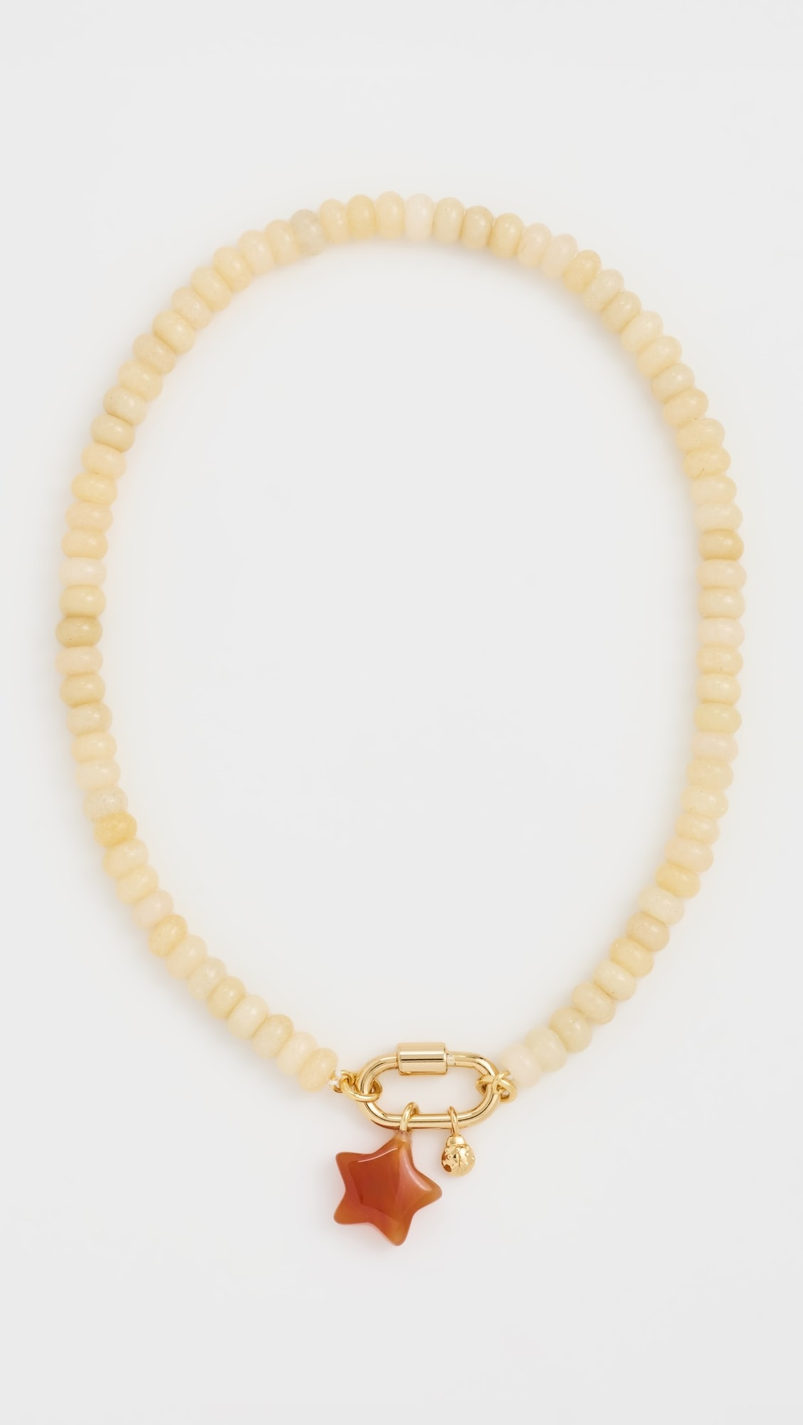Beaded Lady Bug Carabiner Necklace | Shopbop