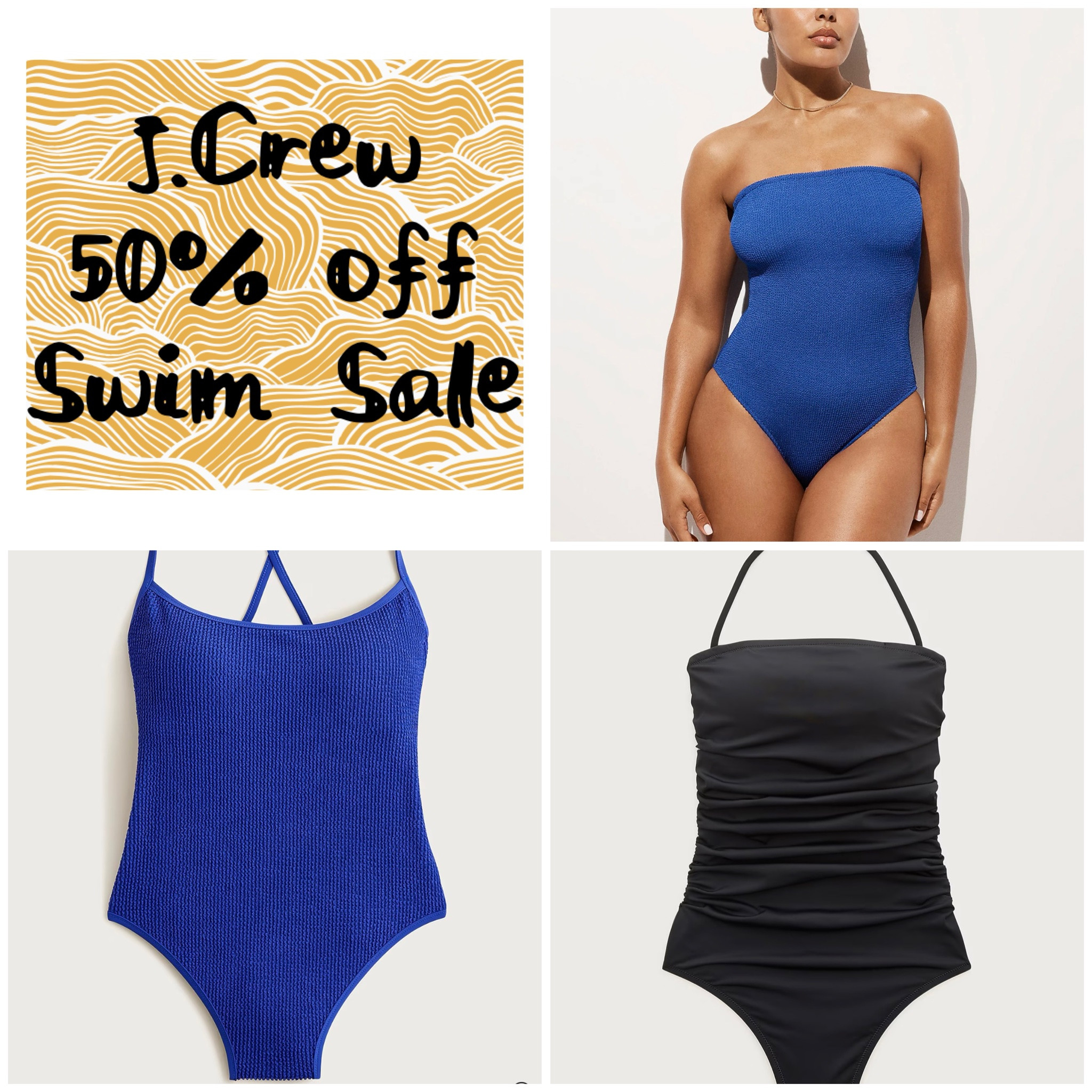 Sarah’s Picks for the J.Crew 50% Off Swimsuit Sale: Love these for their full coverage, ruching around the stomach, and convertible straps.

#LTKSaleAlert #LTKSwim #LTKPlusSize