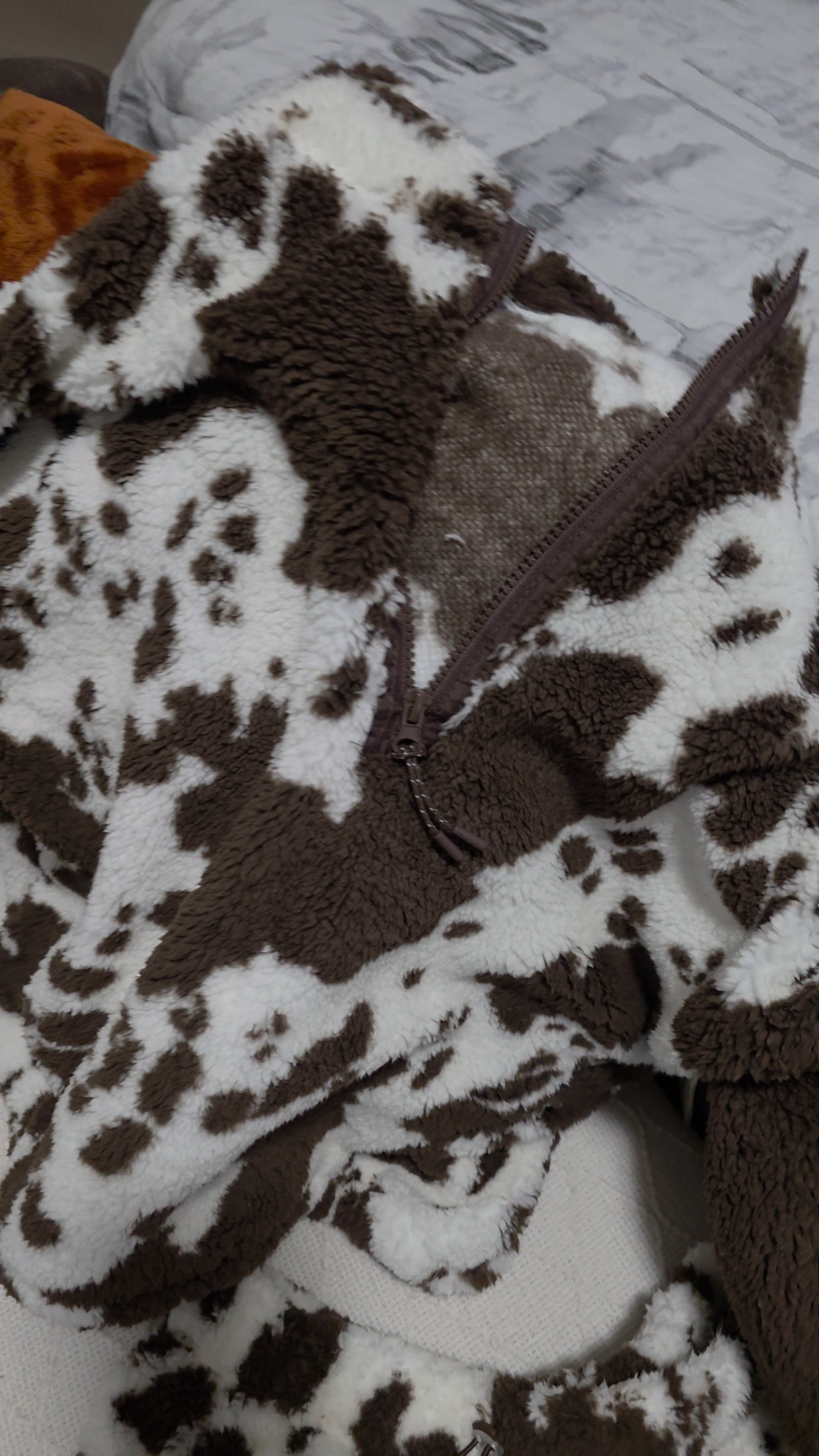 Cow print, cozy shorts set, Sherman, affordable fashion #Walmart #winterstyle 

#LTKootd