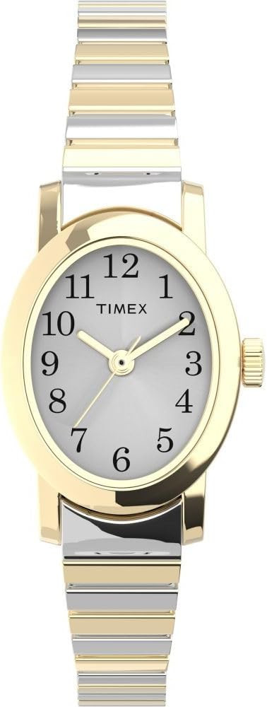 Timex Women's Cavatina Watch - TPearl Dial Gold-Tone Case | Amazon (US)