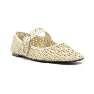 Arezzo Women's Eve Ballet, White, 8M | Belk