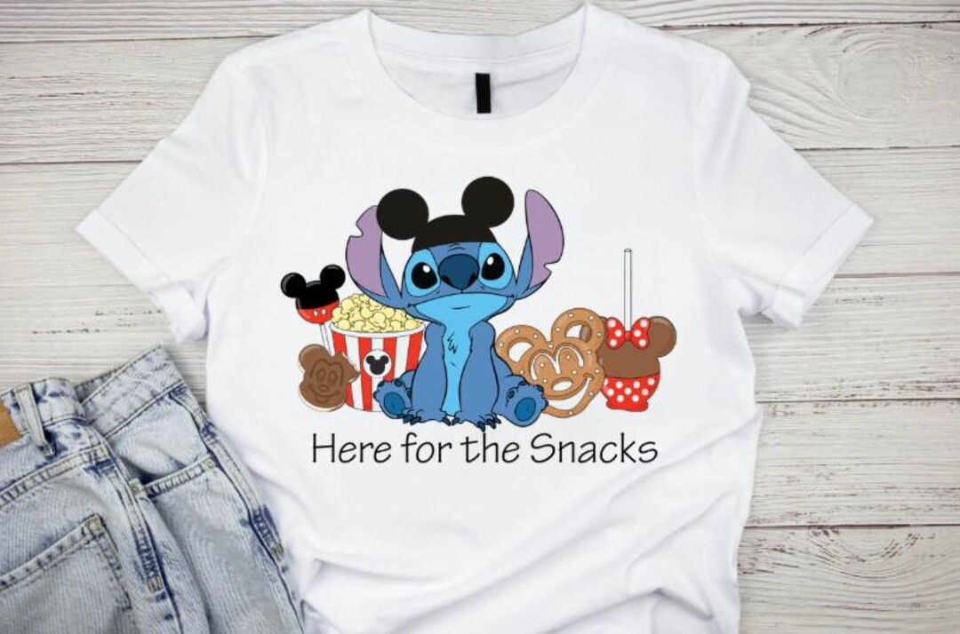 Stitch Here for the Snacks Tshirt | Etsy (US)