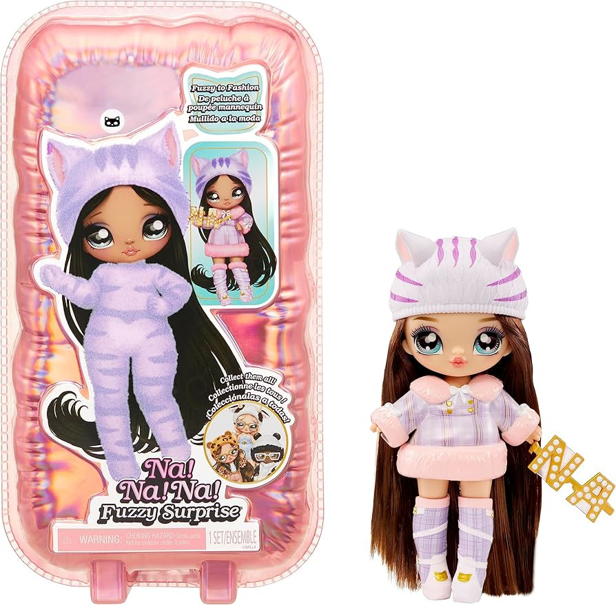 Na! Na! Na! Surprise Fuzzy - Tabby Cat Girl | Amazon (US)