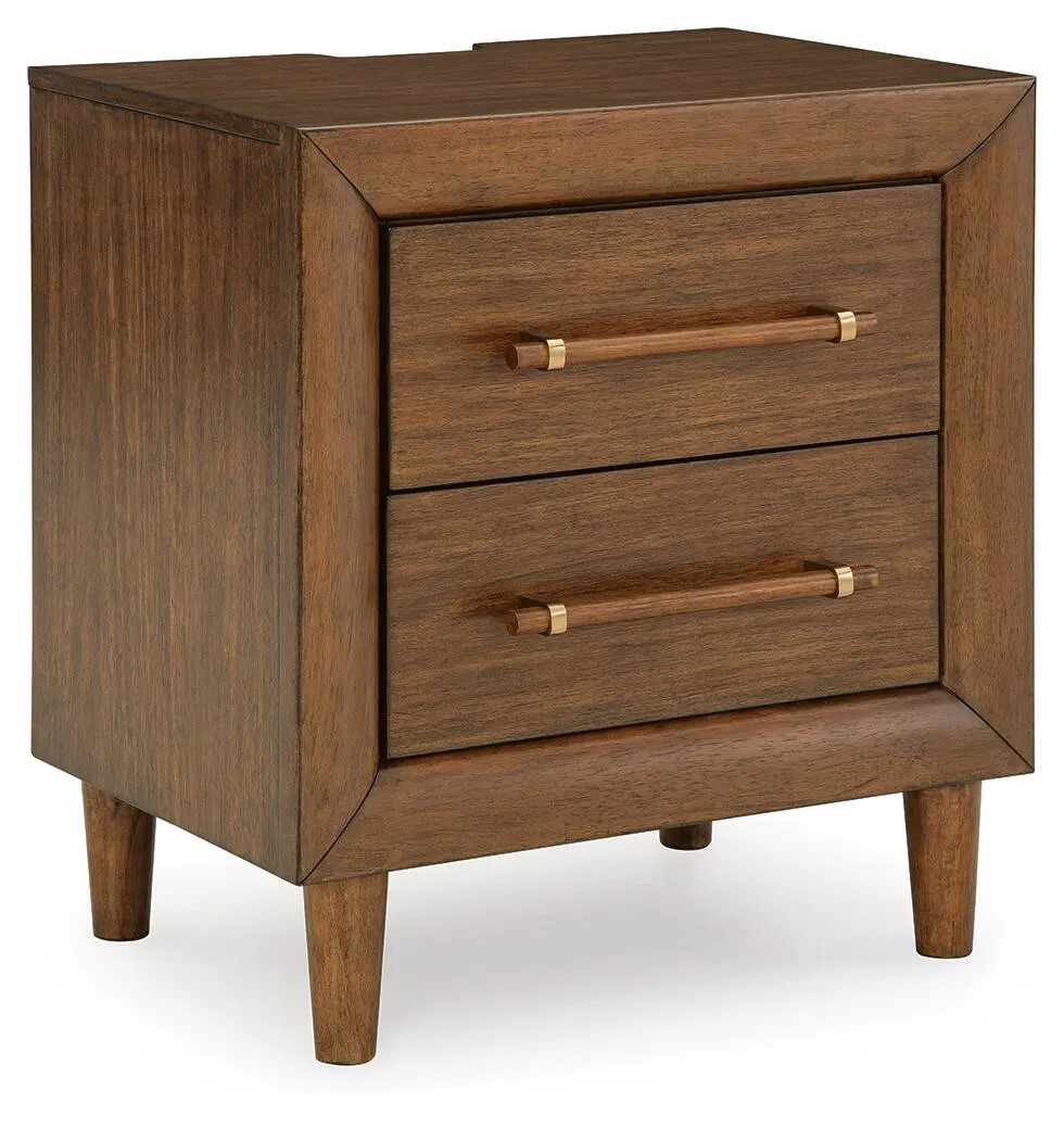 Lyncott 24" 2 Drawer Charging Nightstand | Ashley