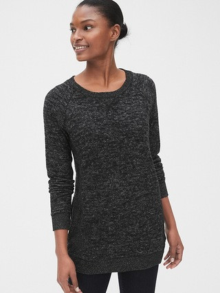 Maternity Marled Nursing Pullover Sweatshirt | Gap (US)