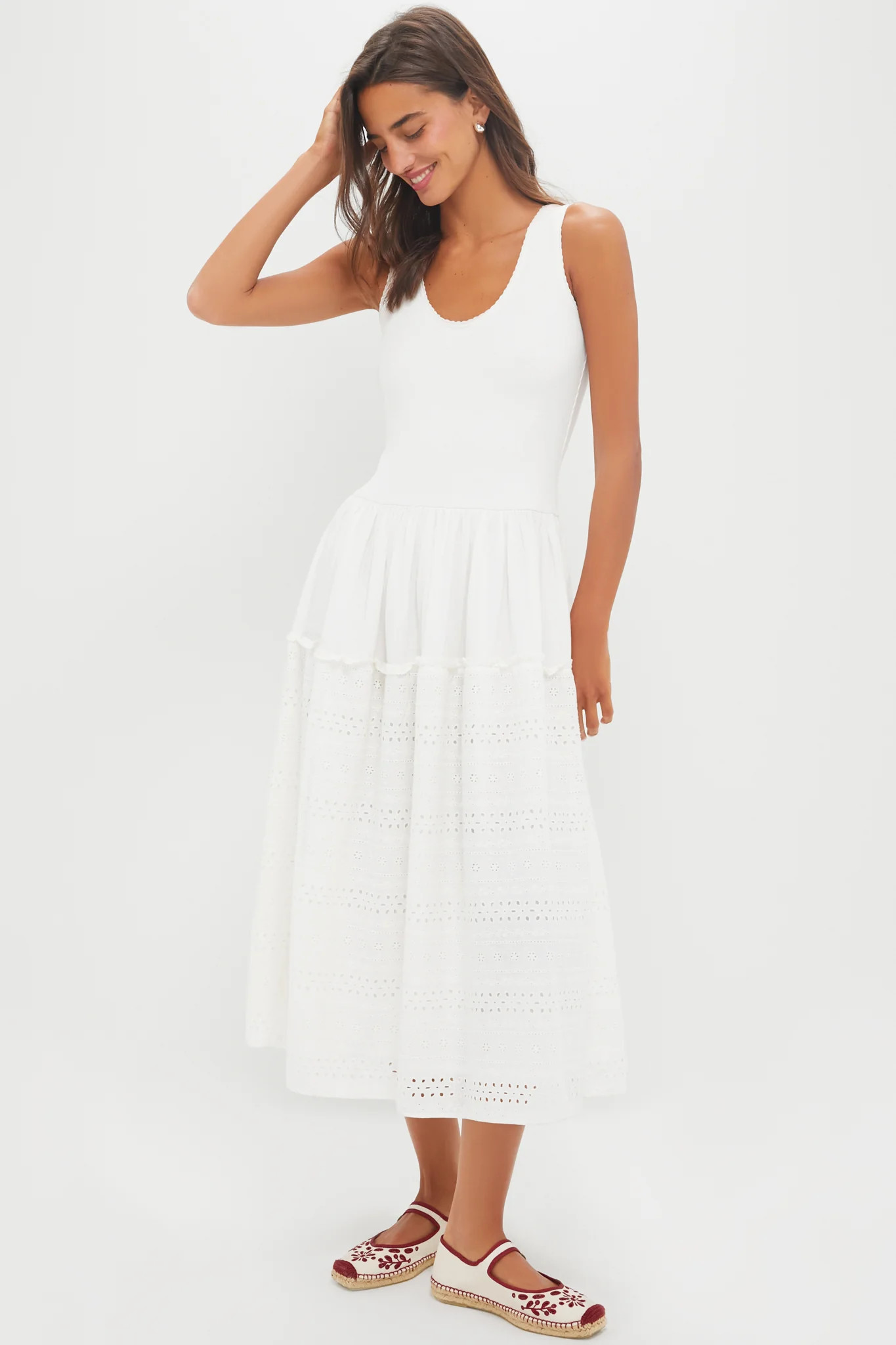 White Casey Maxi Dress | Tuckernuck (US)