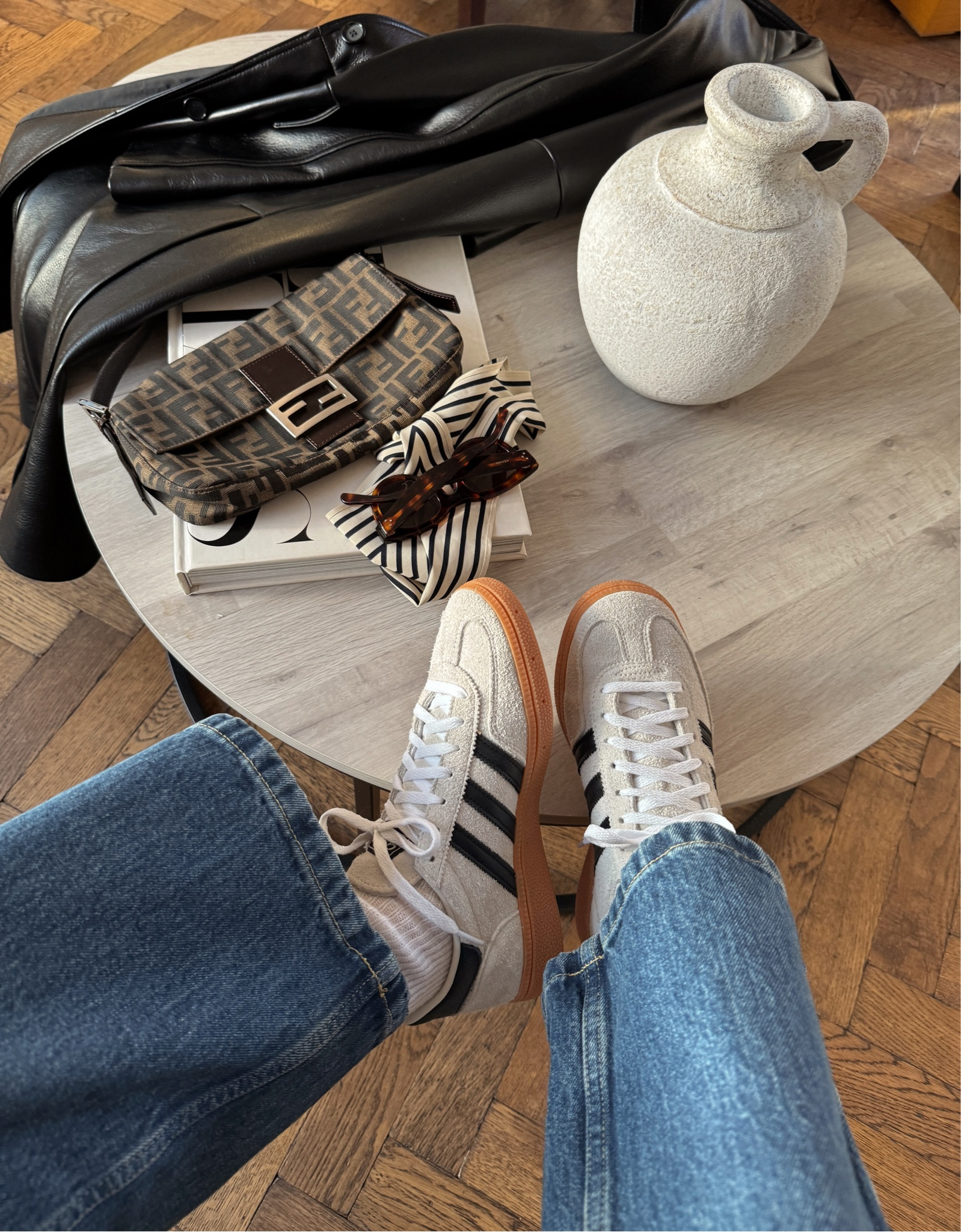 adidas gazelle silver green womens Adidas Glenburn Shoes - Sand Strata / Core Black / Gum4 main image 0