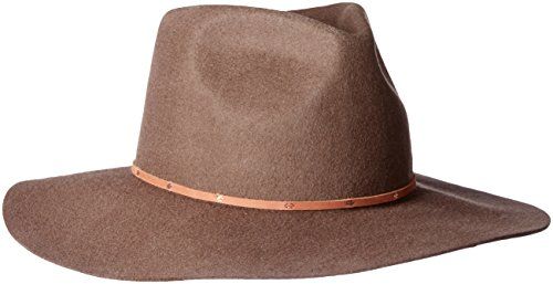 San Diego Hat Co. Men's Pinched Crown Wool Felt Hat with Brim | Amazon (US)
