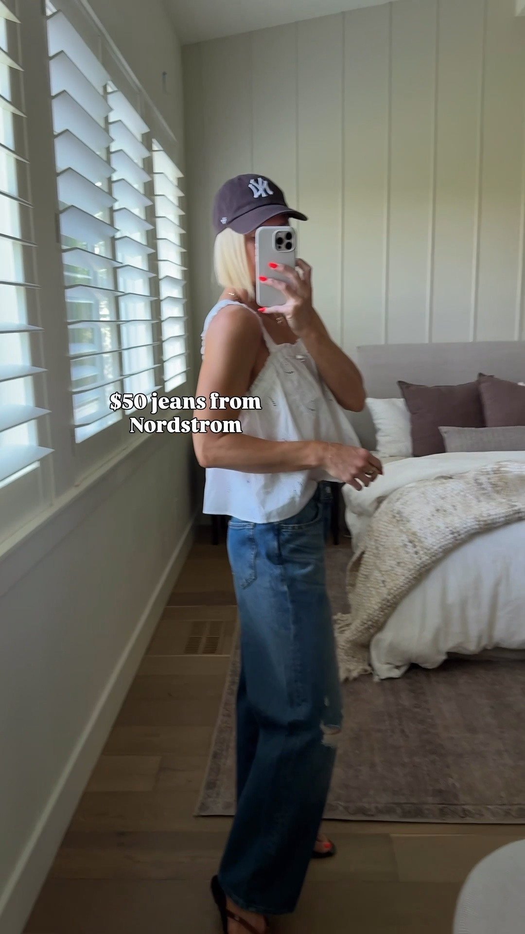 The new curated H&M collection at Nordstrom! See, even they know these $50 jeans are 12/10🫶
I sized up to a 6 for a looser/lower fit on my hips.

#LTKmomlife #LTKOver40 #LTKootd
