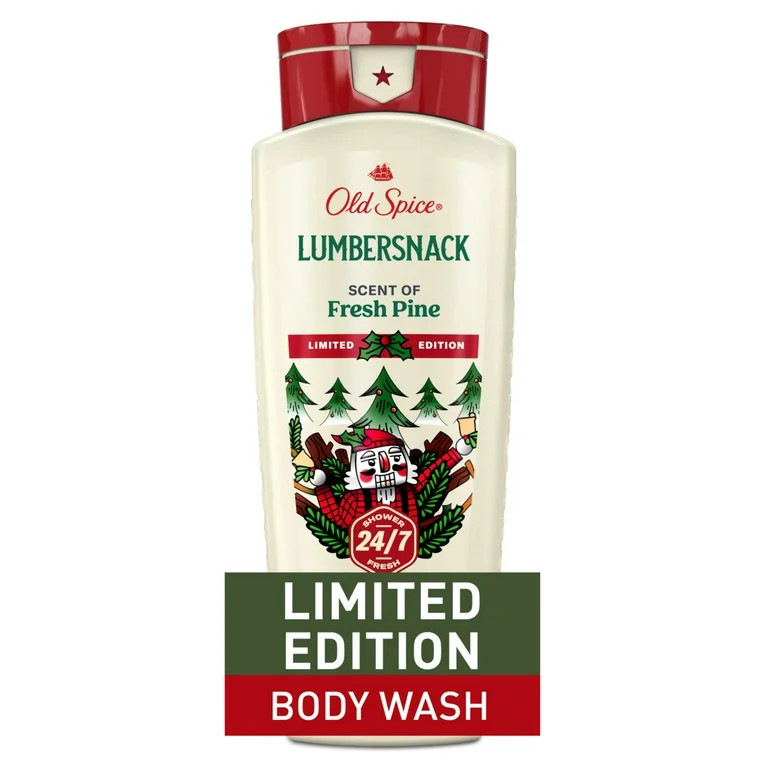 Old Spice Body Wash For Men - Limited Edition Holidudes Collection, Fresh Pine Scent, 16oz | Walmart (US)