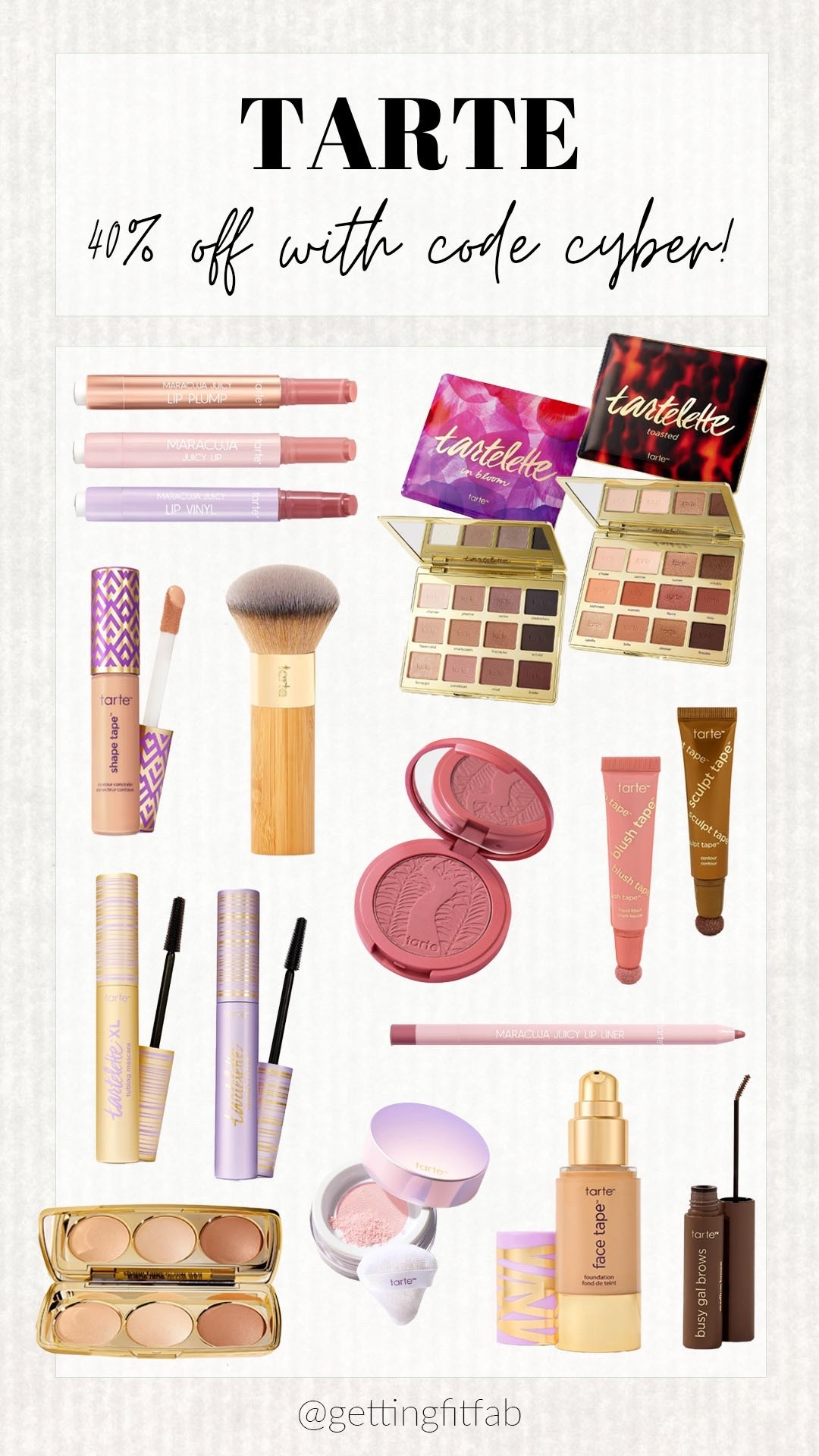40% off almost everything at Tarte!

#tarte



#LTKFindsUnder50 #LTKSaleAlert #LTKBeauty