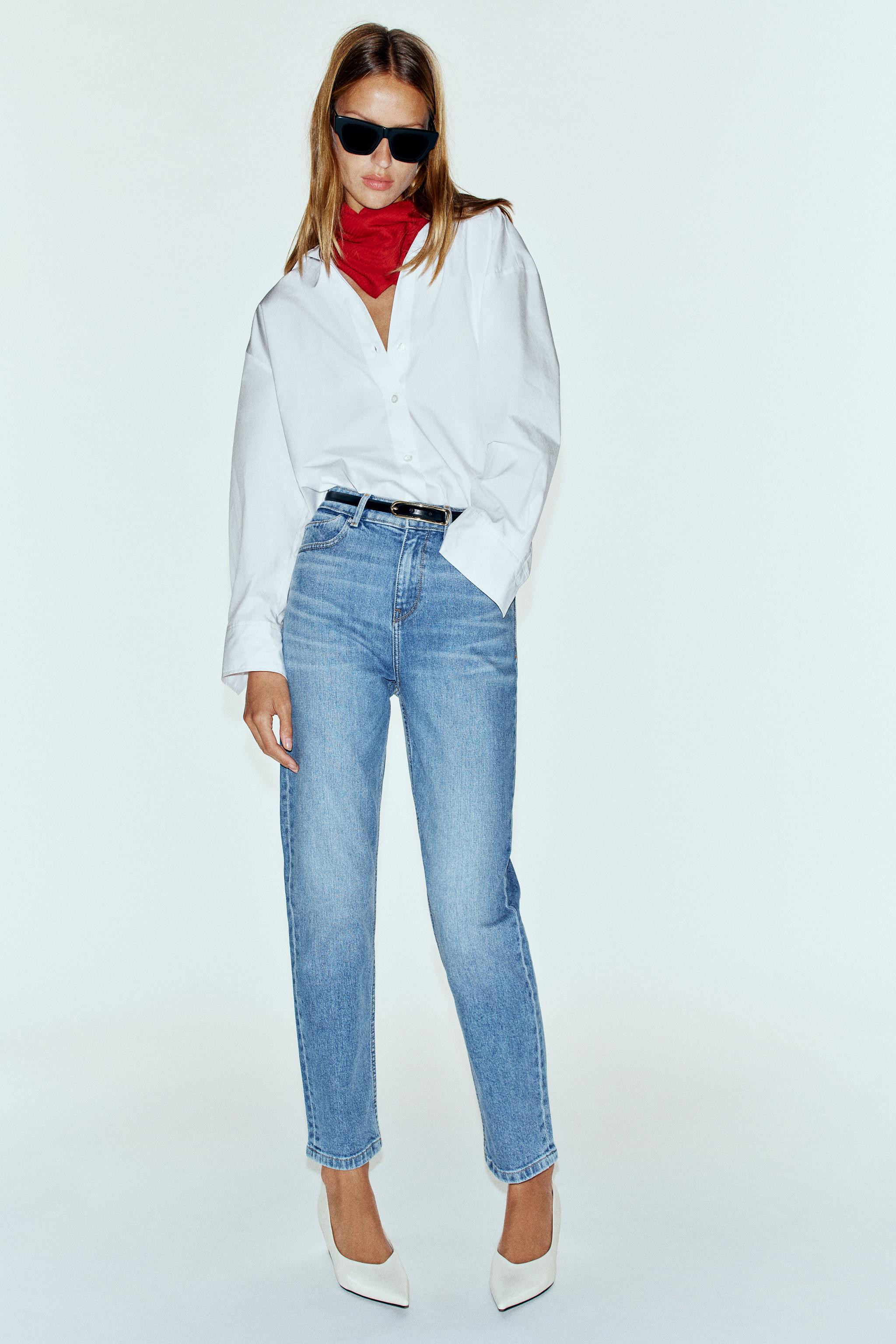 Z1975 HIGH-RISE MOM-FIT JEANS | Zara US