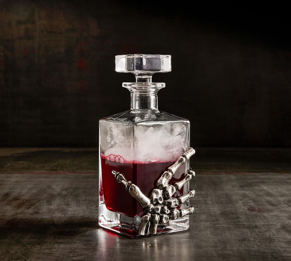 Skeleton Hand Liquor Decanter | Pottery Barn (US)