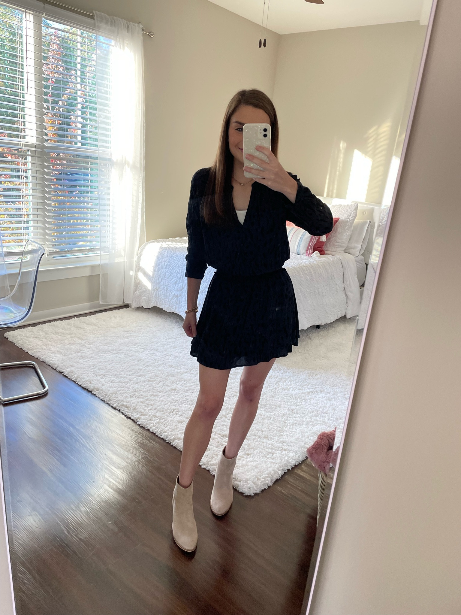 Perfect dress for fall to winter season transition! 

#LTKSeasonal #LTKstyletip #LTKHoliday