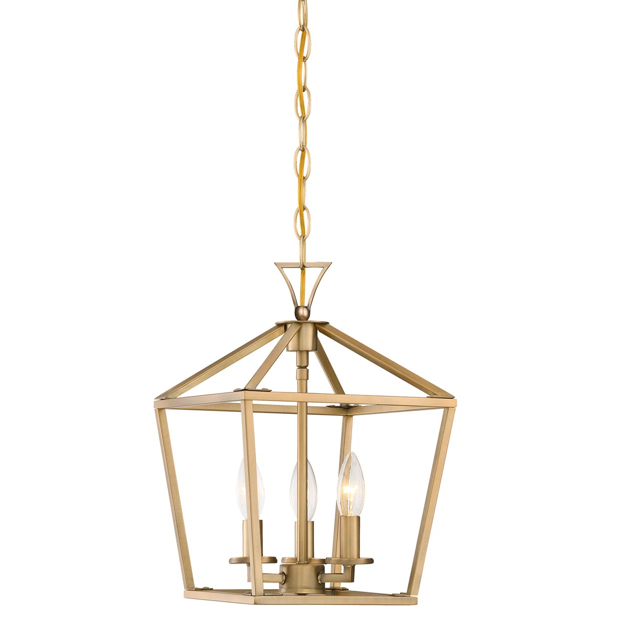Hastings 3-Light Lantern Geometric Chandelier | Wayfair North America