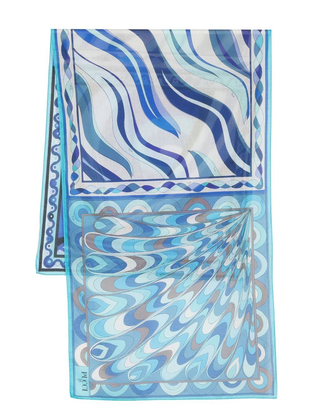 PUCCI marble-print cover-up - Farfetch | Farfetch Global