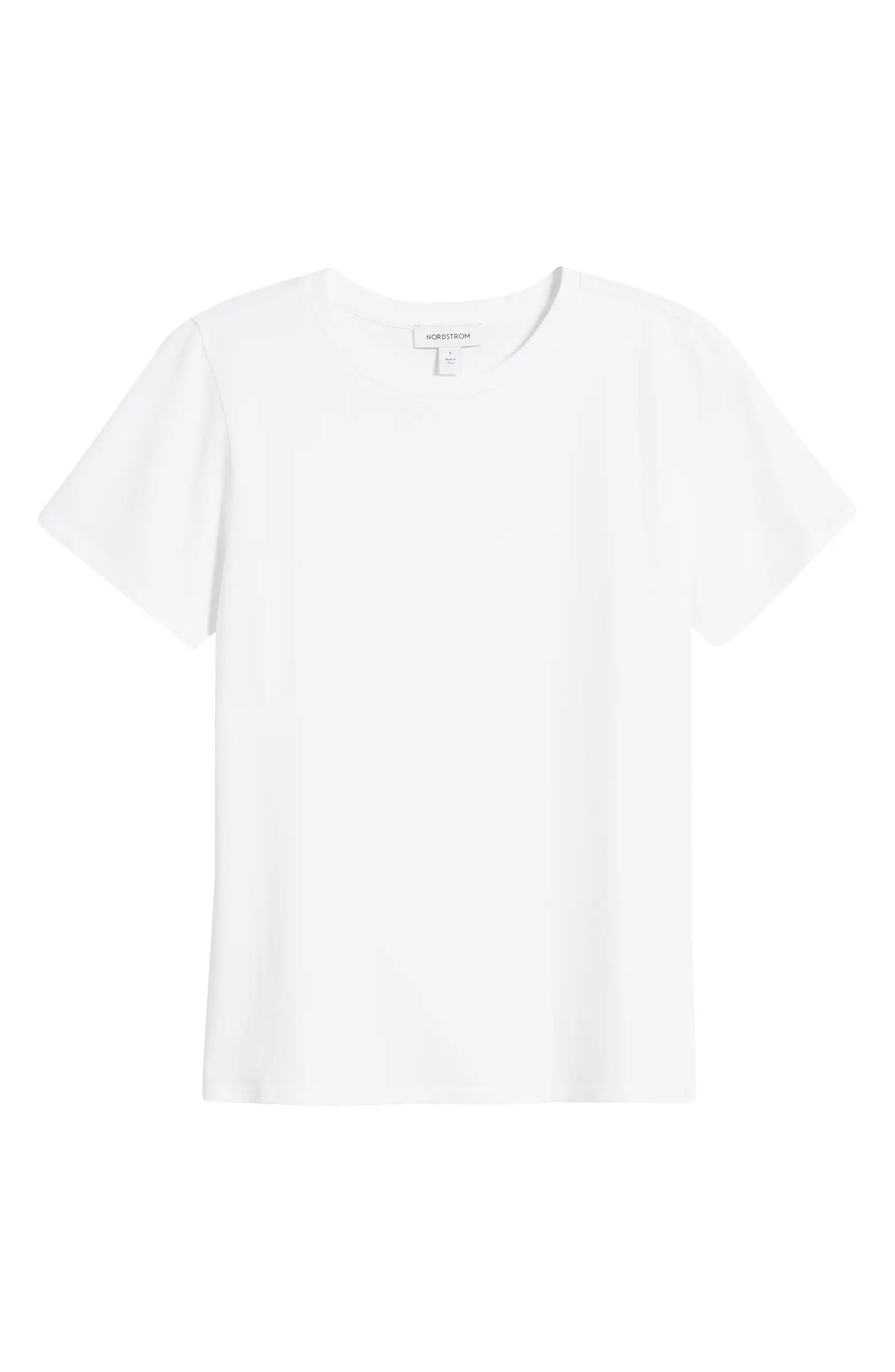 Pima Cotton Blend Crewneck T-Shirt | Nordstrom