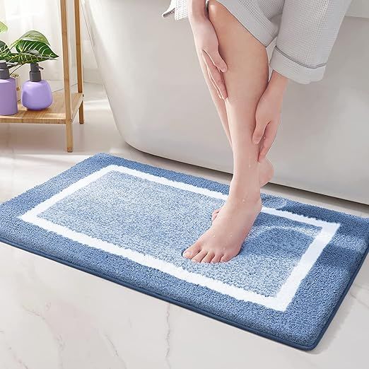 Color G Bathroom Rug Mat, Ultra Soft and Water Absorbent Bath Rug, Bath Carpet, Machine Wash/Dry,... | Amazon (US)