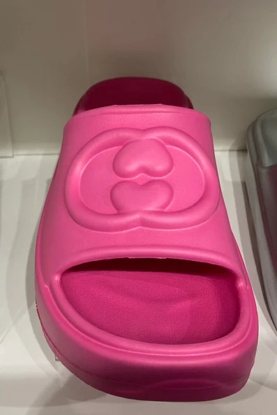 NEW & IN STOCK!! The Cloud Slide Sandal in Pink | Glitzy Bella