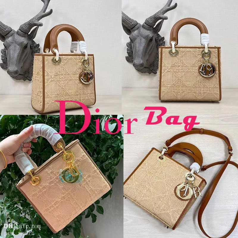 Dior Luxury Bag Resort style high-quality fashion classic Bag Handbag Women's Leather Handbag wom... | DHGate