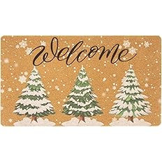 Utaly Winter Welcome-Doormats Front-Door - Pinetree Home Decor Indoor-Mats Non-Slip Seasonal Door... | Amazon (US)