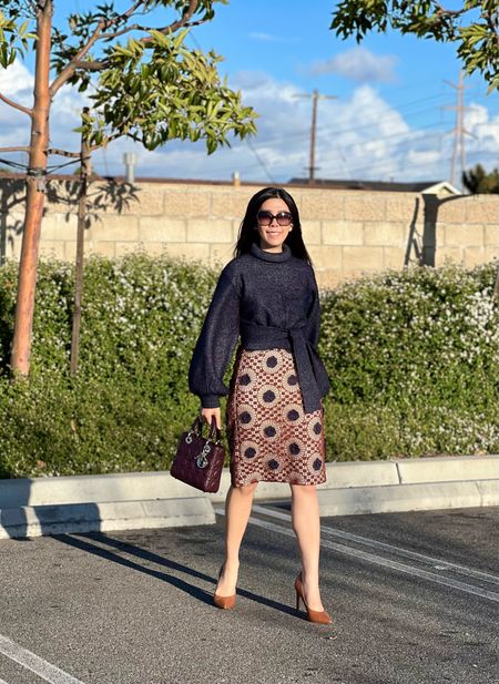 Went back to Orange County over the weekend and it was windy! I wore my cropped side tie turtleneck sweater along with my crochet flower pencil skirt and Lady Dior bag. This is great for work as it is for a day out! 

#pencilskirt #crochetskirt #flowerskirt #turtleneck #businesscasual 

#LTKfindsunder100 #LTKstyletip #LTKworkwear