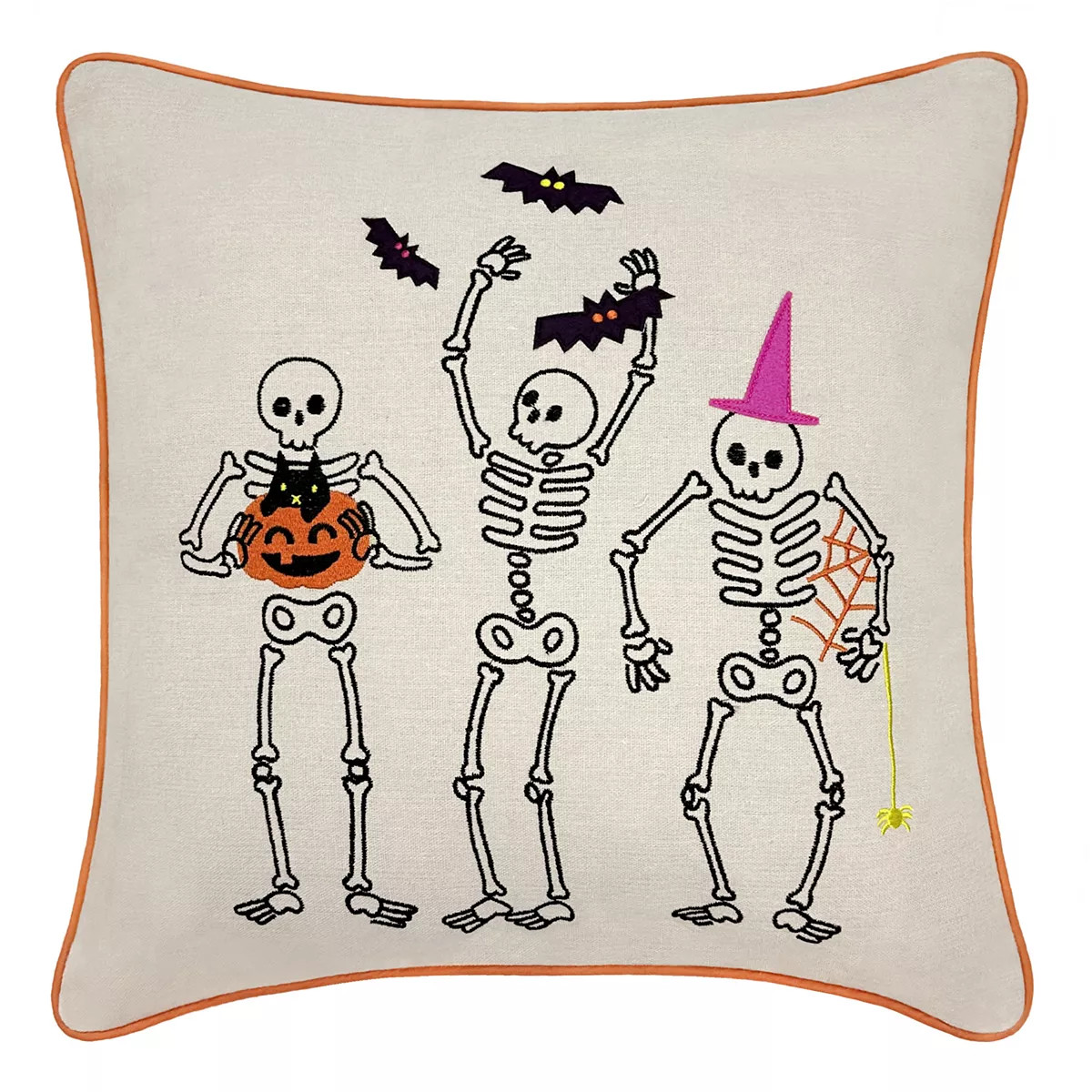 Celebrate Together™ Halloween Skeleton Decorative Throw Pillow | Kohl's