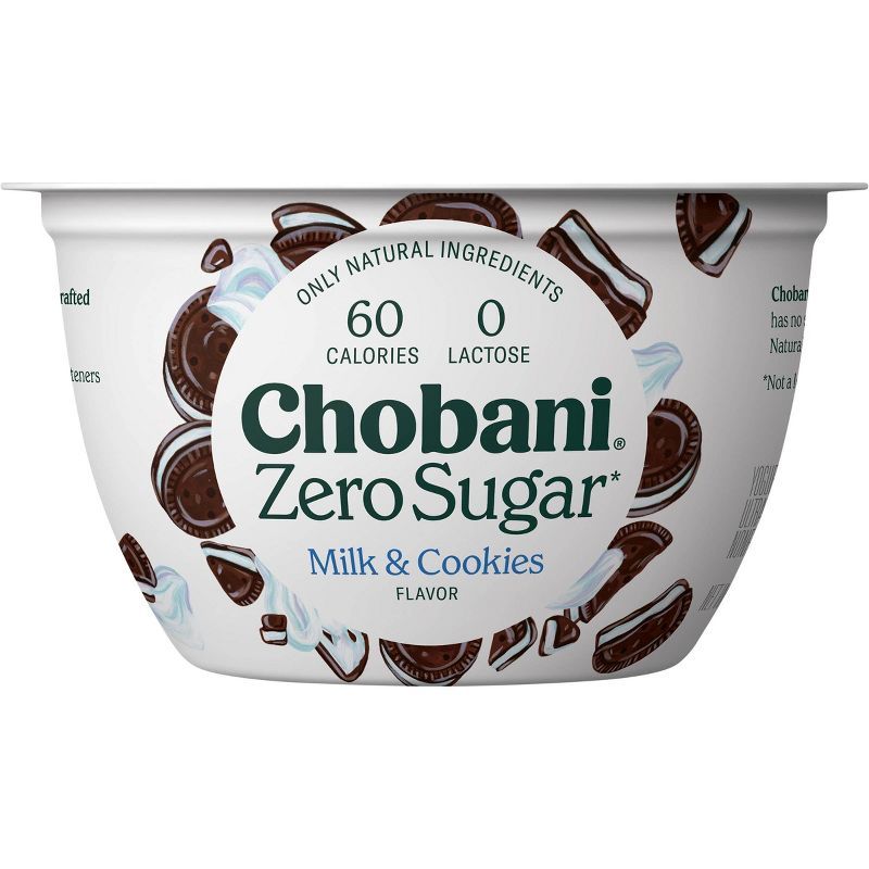 Chobani Zero Sugar Milk & Cookies Greek Yogurt - 5.3oz | Target
