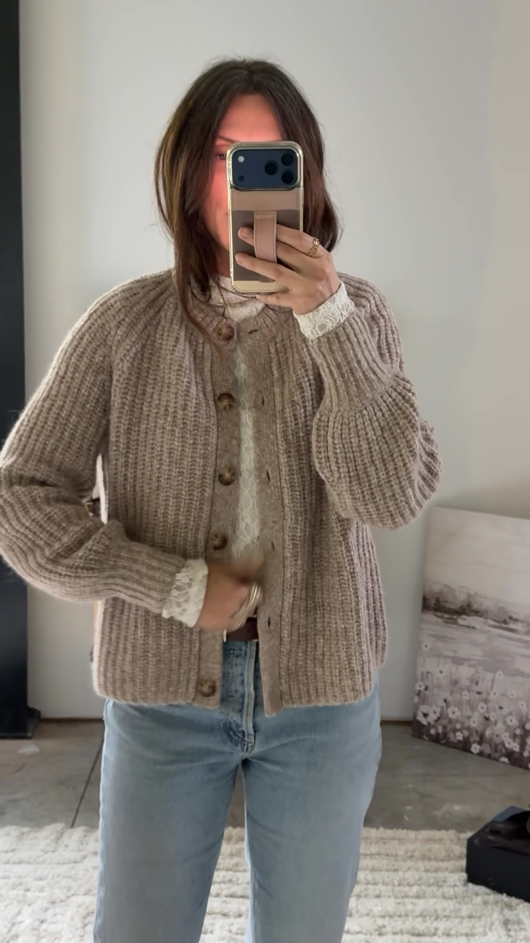 This cardigan is gorgeous! I love the color. I’m wearing the small cardigan

#LTKOver40 #LTKSeasonal #LTKootd