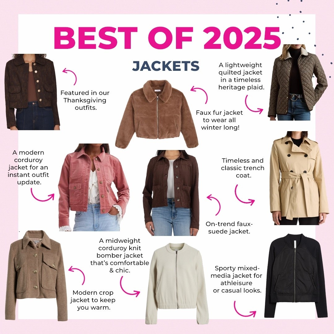 Best of 2025: JACKETS 💗
#bomberjacket #trenchcoat #suede #jackets

#LTKFindsUnder100 #LTKSeasonal #LTKSaleAlert