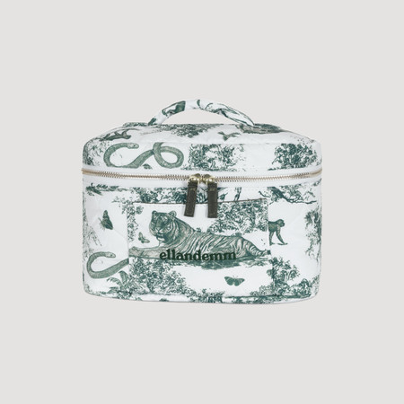 Toile Box Bag - Small (Olive) | EllandEmm