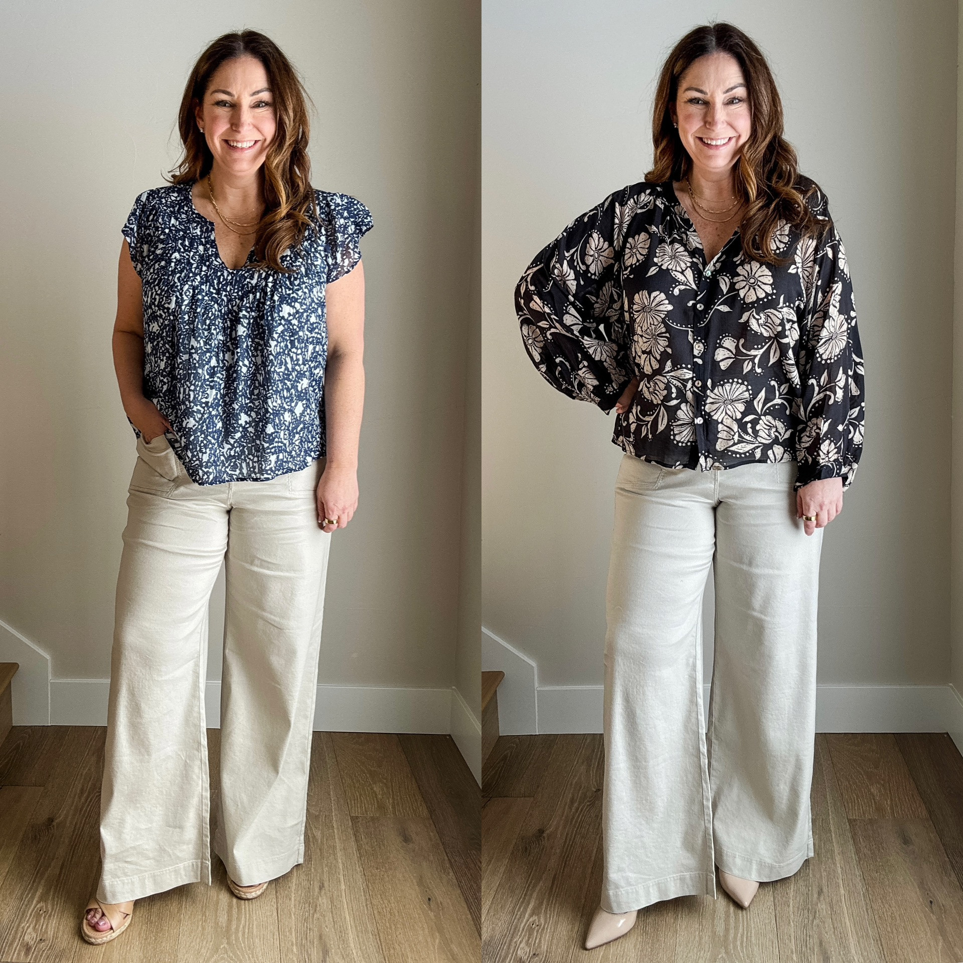 Spring is time for some lightweight work outfits and I’m loving these new line trouser pants! Plus I found 2 stunning blouses that are great UNTUCKED 🙌🏻 grab them all 10% off during the spring sale. 

Wearing 32 in pants, large in tops 

@EvereveOfficial  #EverevePartner #EvereveStyle
 

 

#LTKMidsize #LTKSeasonal #LTKSaleAlert