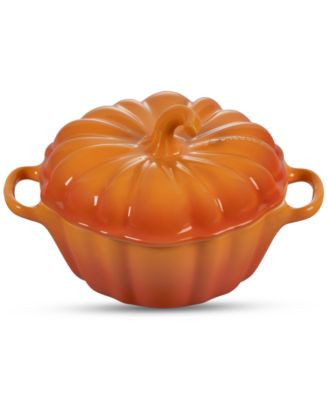 Le Creuset Stoneware Figural 12-Oz. Pumpkin Petite Cocotte - Artichaut | Macy's