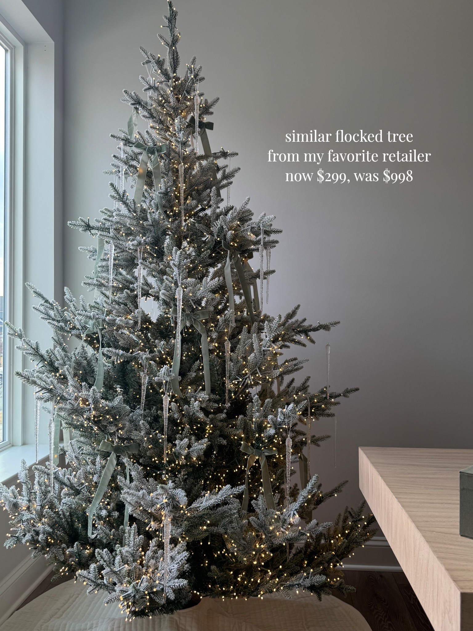 I love my flocked 7’ office tree - there’s a similar version from the same retailer where I got this one on clearance last year! By far the best time to buy & they’re so high quality & prelit with these beautiful micro warm white LEDs


#LTKHoliday #LTKSaleAlert #LTKHome