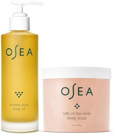 OSEA Body Glow Duo - Undaria Algae™ Body Oil & Salts of Earth Body Scrub | Amazon (US)