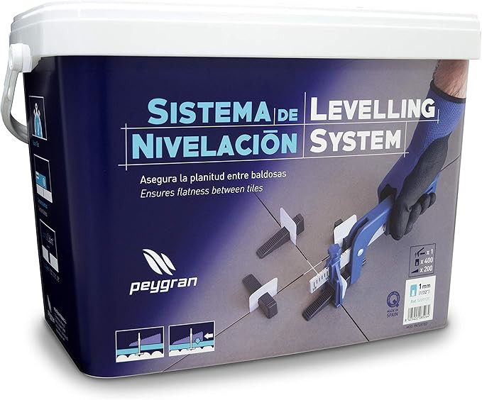 Peygran Tile Leveling System Super KIT 1/8 (3MM) Includes Pliers/Tool, 400 Clips, 200 Wedges and ... | Amazon (US)