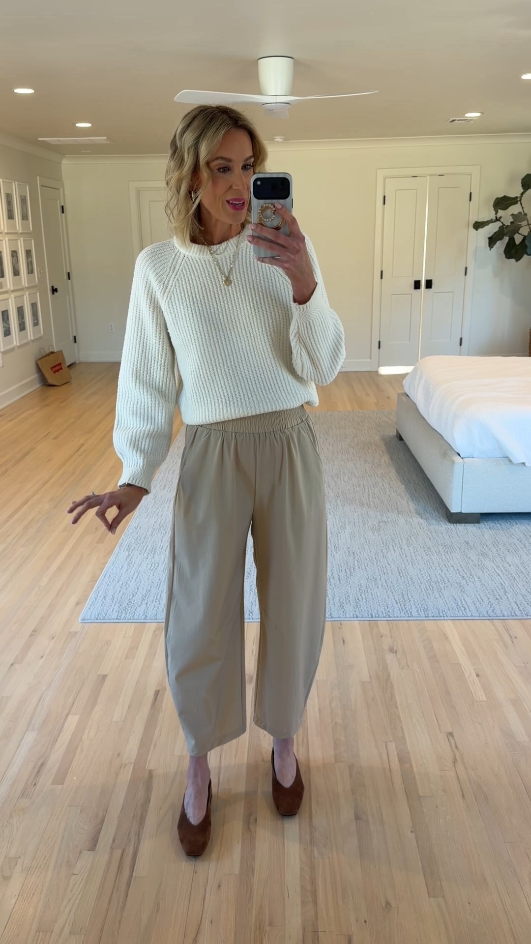 Amazon casual pants dressed up for work! 