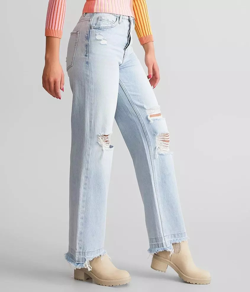 Super High Rise Straight Jean | Buckle