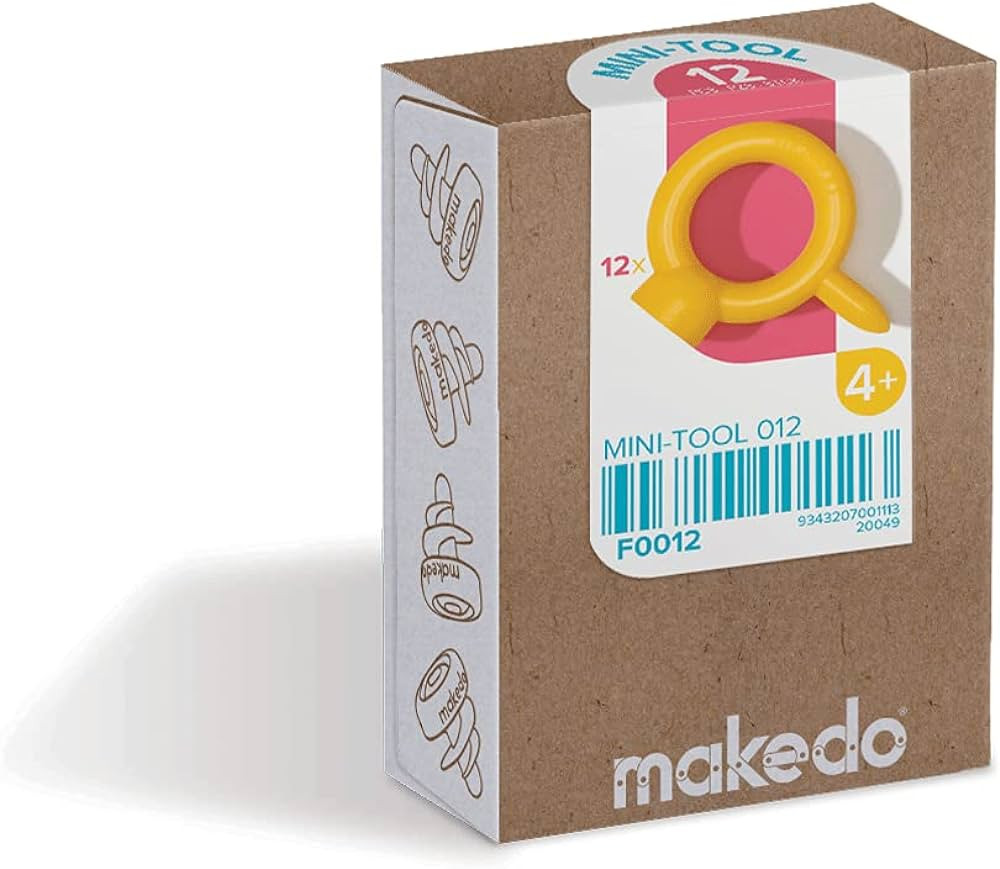 Makedo Mini-Tool 012 | STEM and STEAM Educational Toys for Kids | Upcycled Cardboard Construction... | Amazon (US)