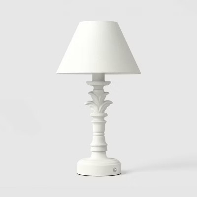 White Portable Cordless Table Light (Includes LED Light Bulb) - Threshold™ | Target