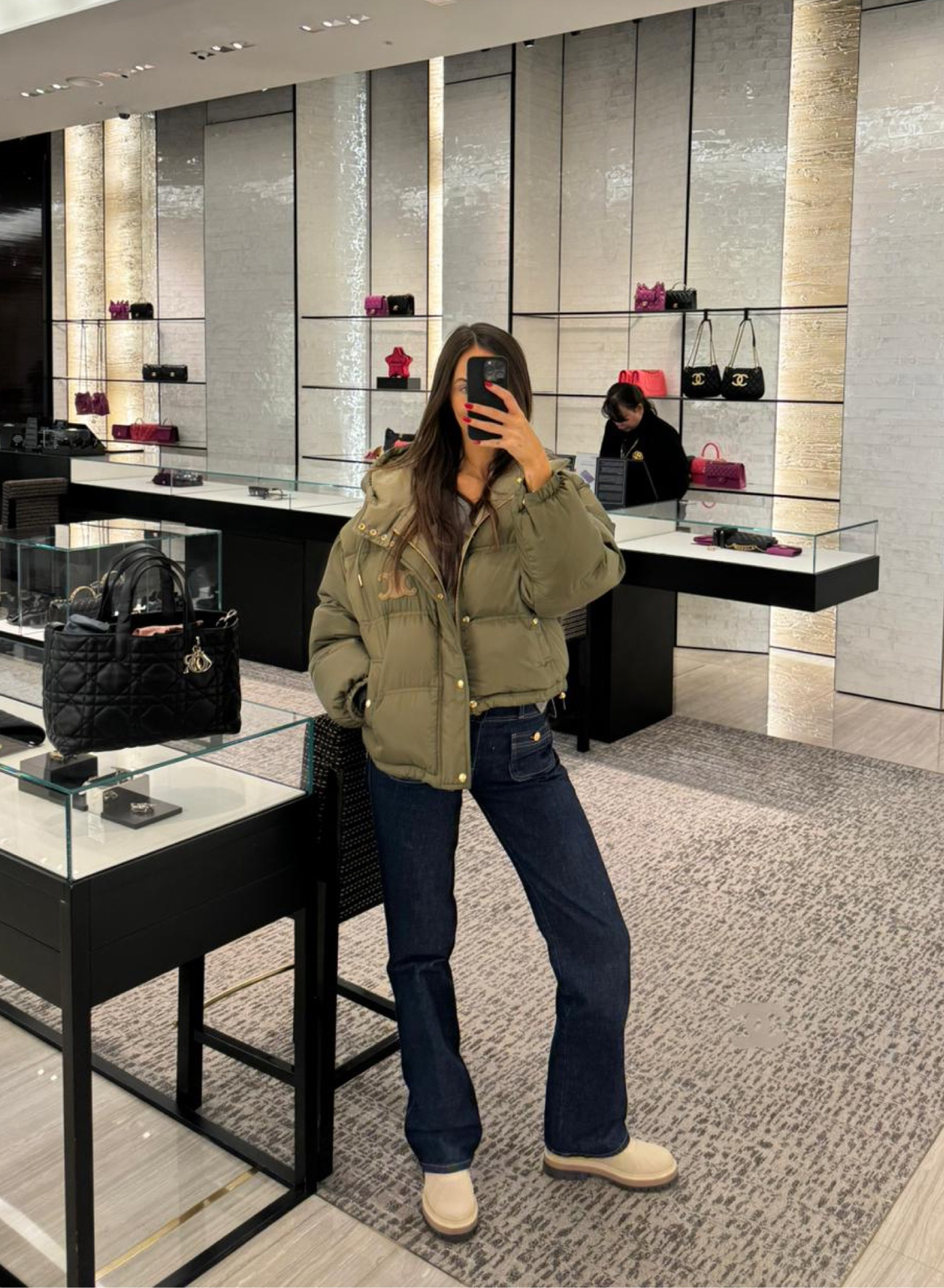 Cropped Triomphe Down Jacket In … curated on LTK